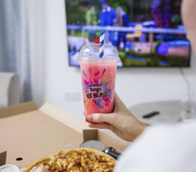You've got to have a Tango Ice Blast with a movie. Credit: Instagram/@tangoiceblastuk