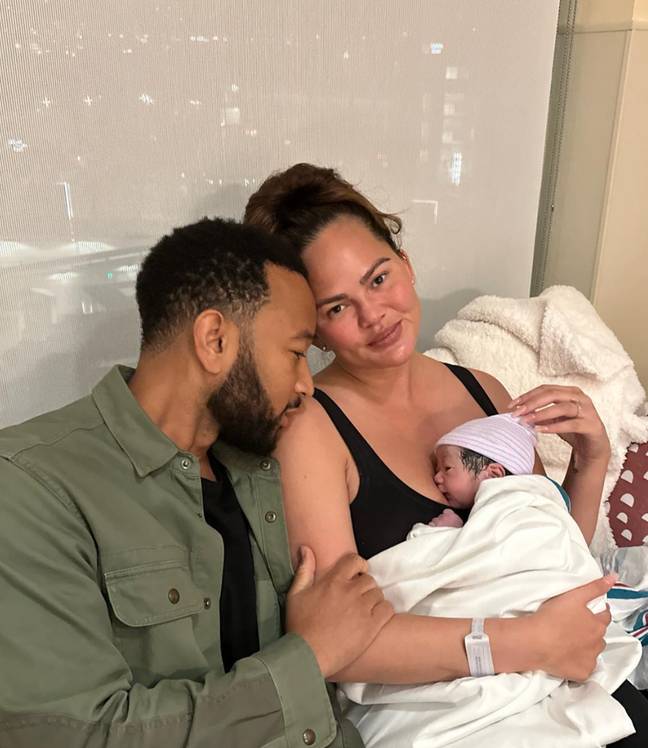 Chrissy Teigen and John Legend have just welcomed their fourth child, Wren, via surrogacy. Credit: Instagram/@chrissyteigen