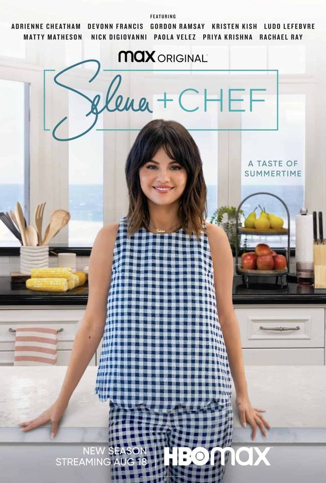 Selena has hosted her own television cooking show, Selena + Chef, since 2020. Credit: HBO Max