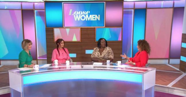 The Loose Women panellist said that she's worried about 'hurtful' photos being leaked. Credit: ITV