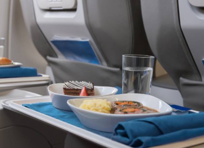 Let's face it, plane food isn't known for being the best. Credit: Juan Silva/Getty