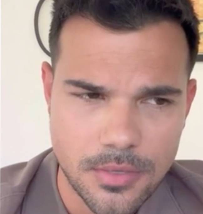 The Twilight alum hopes his video will help others. Credit: TikTok/@official_taylorlautner