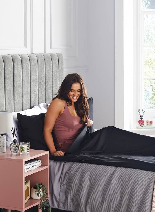 Now you can go to sleep without leaving a fake tan bodyprint all over your bedsheets. Credit: Aldi