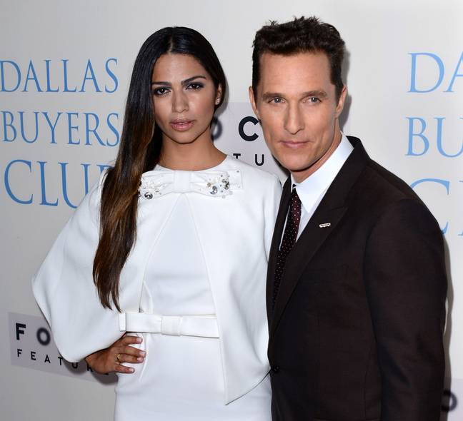 McConaughey and his wife were married in 2012. Credit: AFF / Alamy Stock Photo