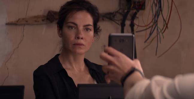 Michelle Monaghan in Messiah. Credit: Netflix