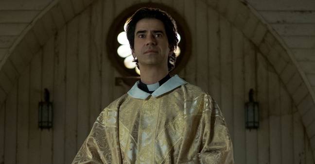 Midnight Mass's priest has turned heads (Credit: Netflix)