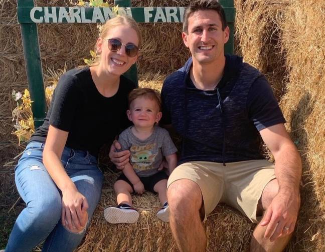 The couple already have a two-year-old boy. Credit: GoFundMe
