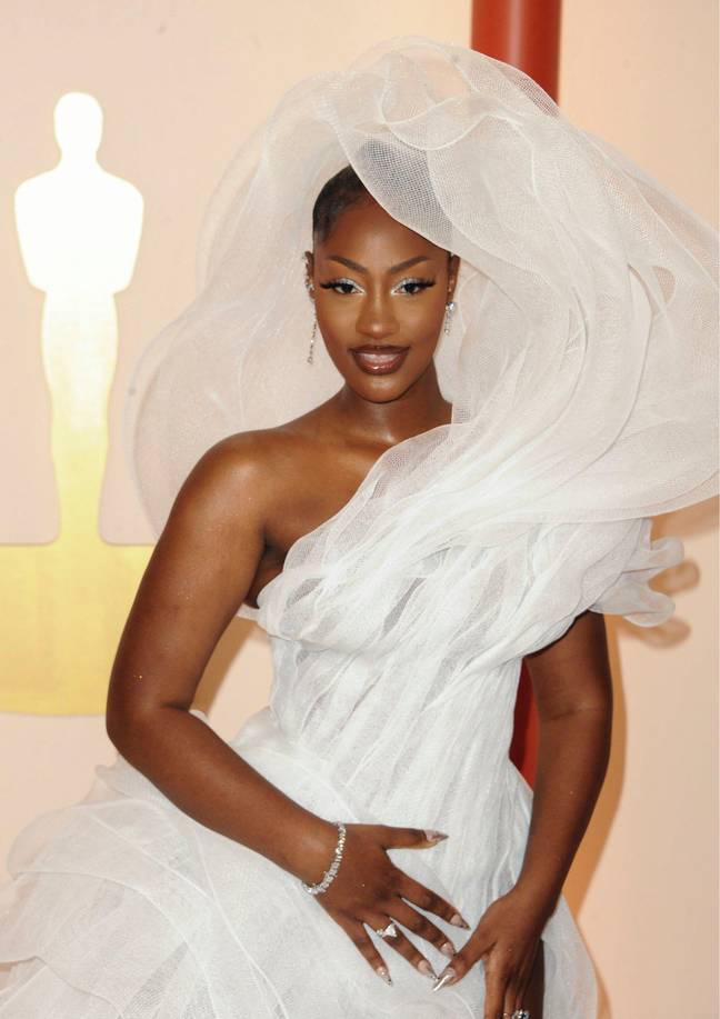 On the carpet, her dress was flawless. Credit: Everett Collection Inc / Alamy Stock Photo