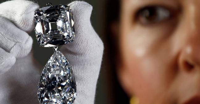 The diamond brooch is worth a whopping £50 million. Credit: REUTERS / Alamy Stock Photo