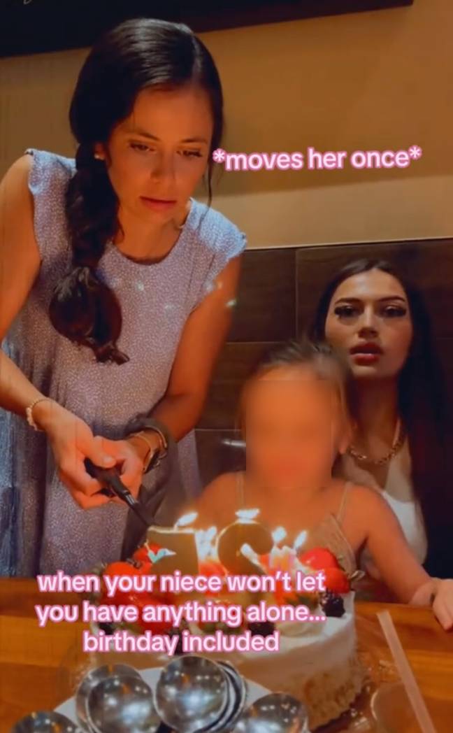 Angel joked that being an auntie 'ain't for the weak'. Credits: TikTok/@angel_mendoza98