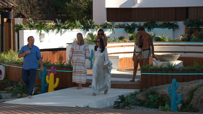 The parents arrived in the villa. Credit: ITV