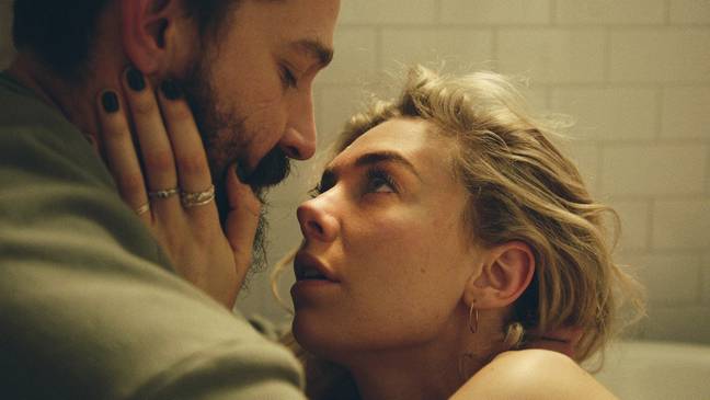 Shia LaBeouf and Vanessa Kirby in Pieces of a Woman. Credit: Netflix