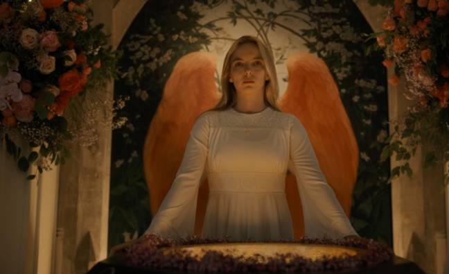 Villanelle also looks like Claire Danes' angel (Credit: BBC)