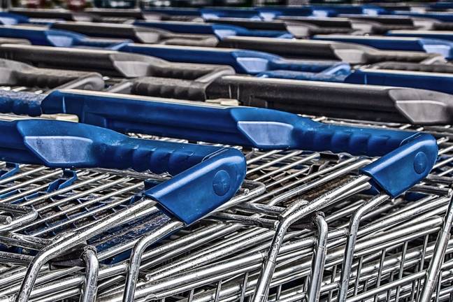 It's important to note that using 20p coins to secure a trolley is not the official advice of supermarkets. Credit: Pixabay