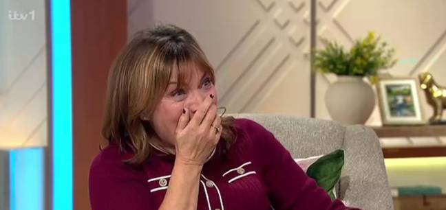 Lorraine Kelly told viewers today that Nella had pulled out of her TV interview. Credit: ITV