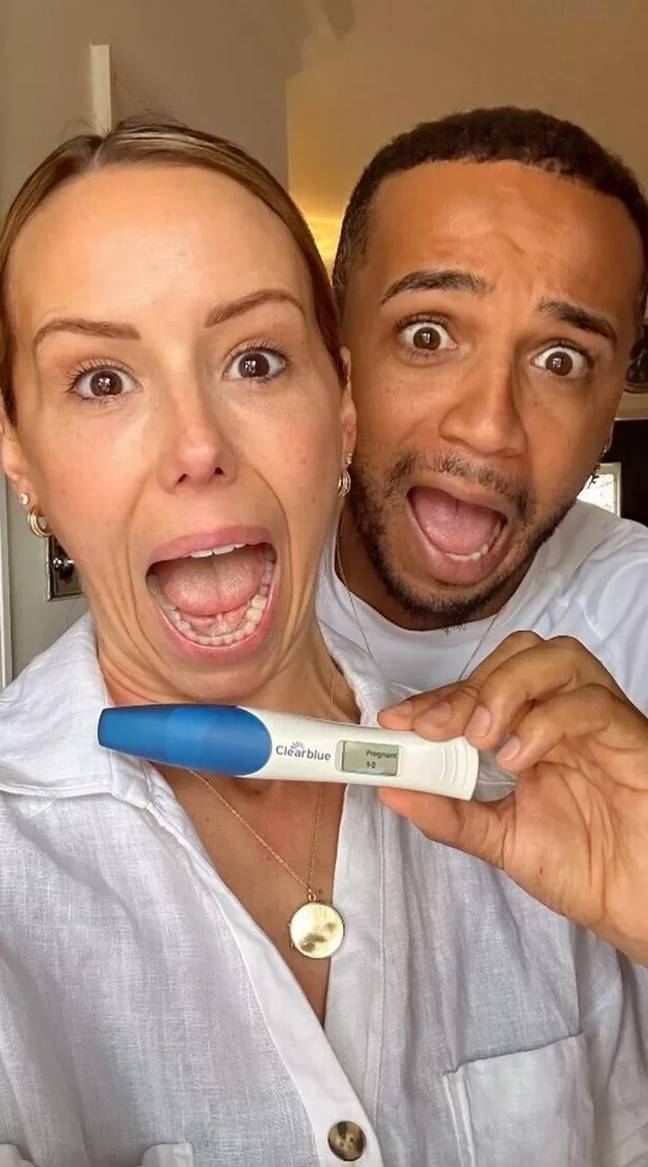The couple are expecting their third child. Credit: Instagram/@astonmerrygold