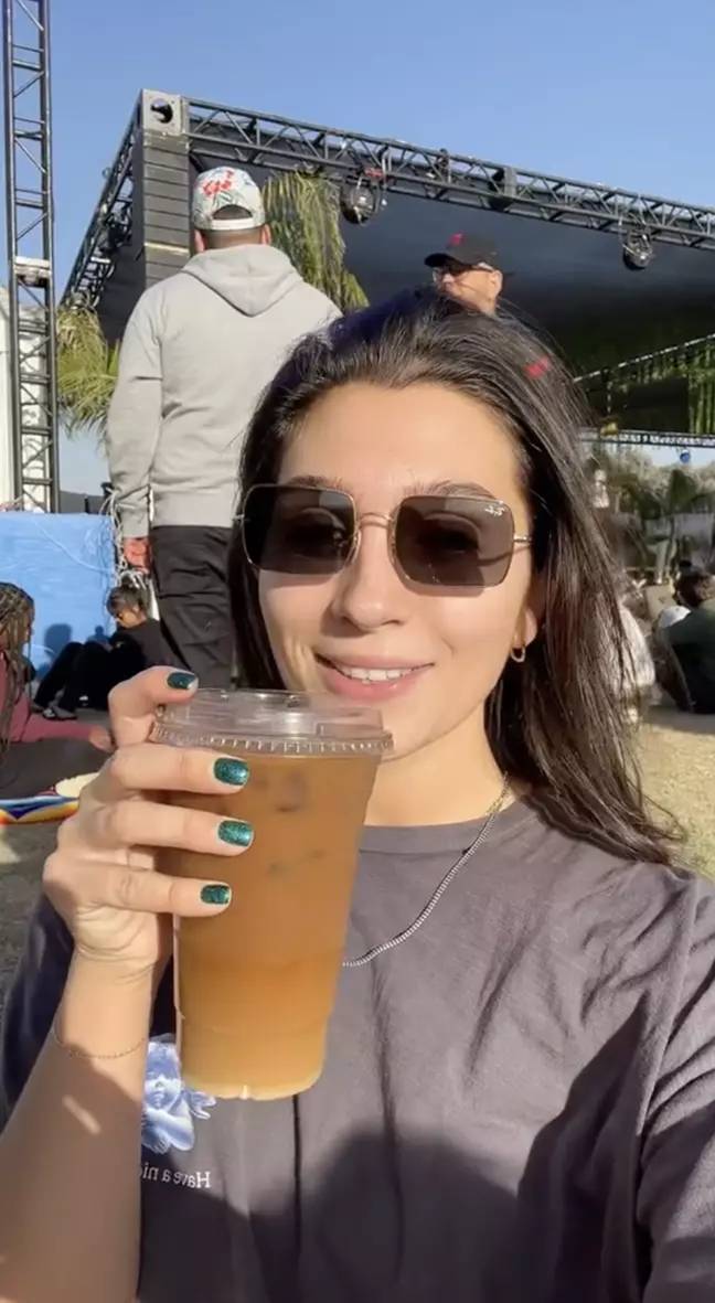 People are totally shocked to discover the prices of food and drink at Coachella. Credit: TikTok/@jackietanti