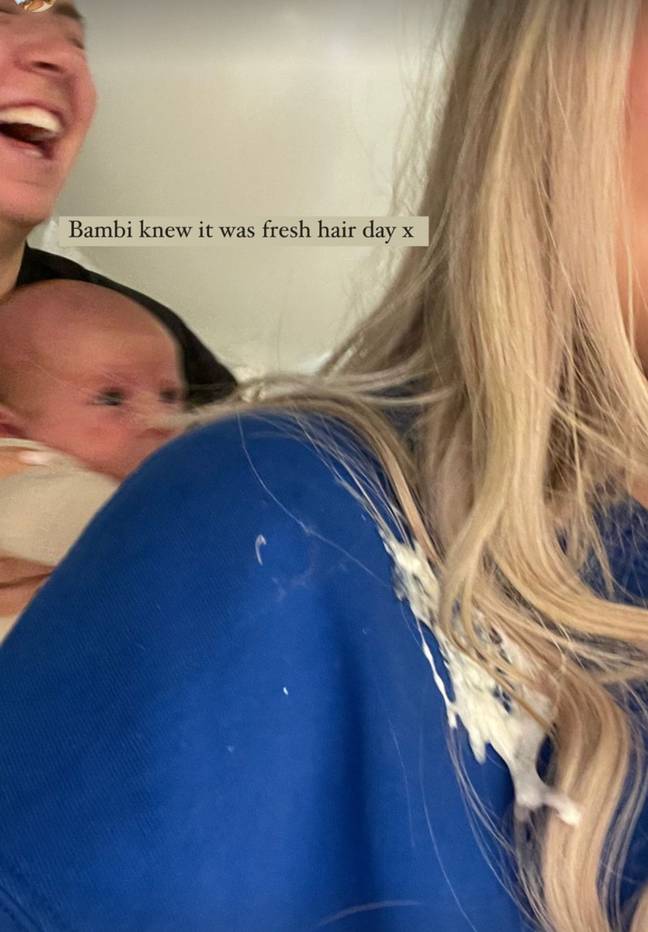 Molly-Mae is having her new-mum hair struggles too. Credit: Instagram/@mollymae