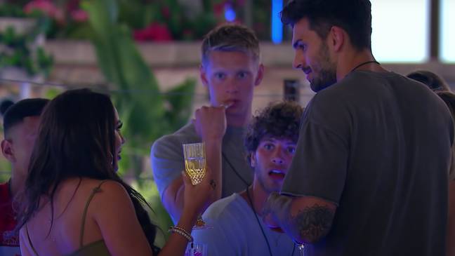 Love Island fans will remember Rosie and Adam's argument. Credit: ITV