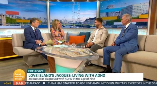 Jacques appeared on Thursday's Good Morning Britain. Credit: ITV