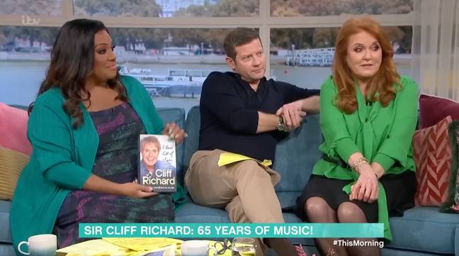 The hosts were visibly taken aback by Cliff's comments. Credit: ITV