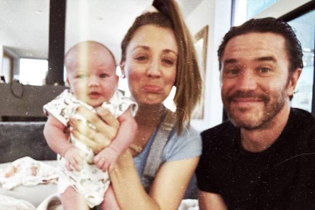On March 30, The Big Bang Theory star and her partner Tom Pelphrey welcomed newborn Matilda Carmine Richie Pelphrey to the world. Credit: Instagram / @kaleycuoco