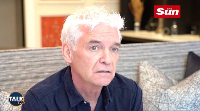 Phillip Schofield recalled the moment he told his wife about his affair. Credit: Talk TV