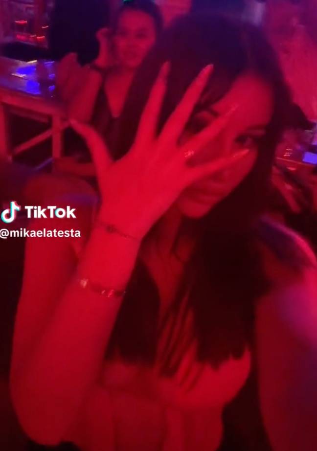 Influencer Mikaela Testa says she wears a fake engagement ring when she's out. Credit: TikTok/@mikaelatesta