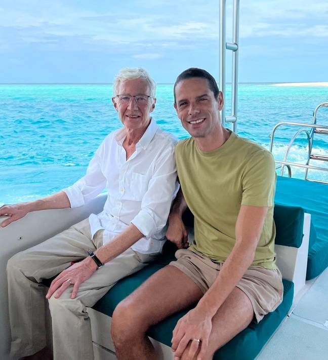 Andre Portasio and Paul O'Grady's last picture together. Credit: Instagram/Andre Portasio