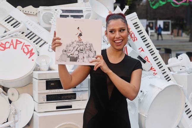 Raye's debut album My 21st Century Blues. Credit: Getty Images Neil Mockford / Contributor