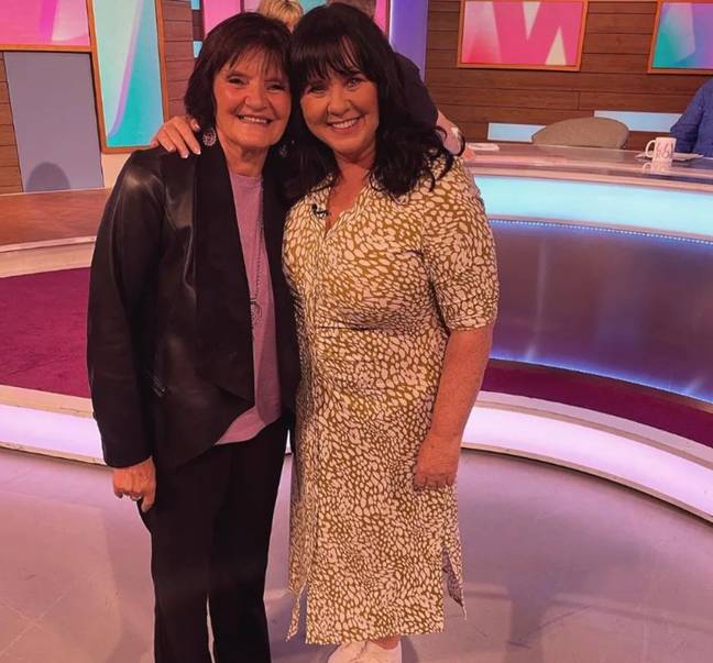 Coleen with her sister Anne who also has a history with cancer. Credit: Instagram/@coleen_nolan