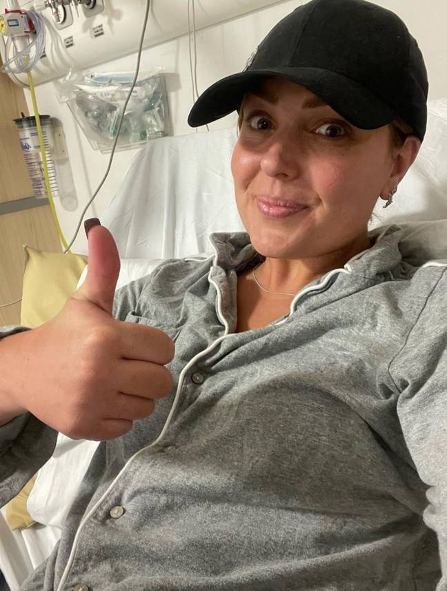 Amy Dowden has had two cancer diagnoses this year. Credit: Instagram/@amy_dowden