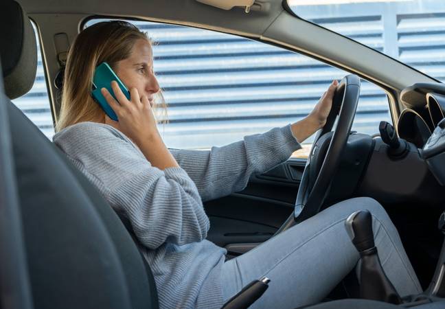 It is already illegal to make a phone call while driving (Credit: Alamy)