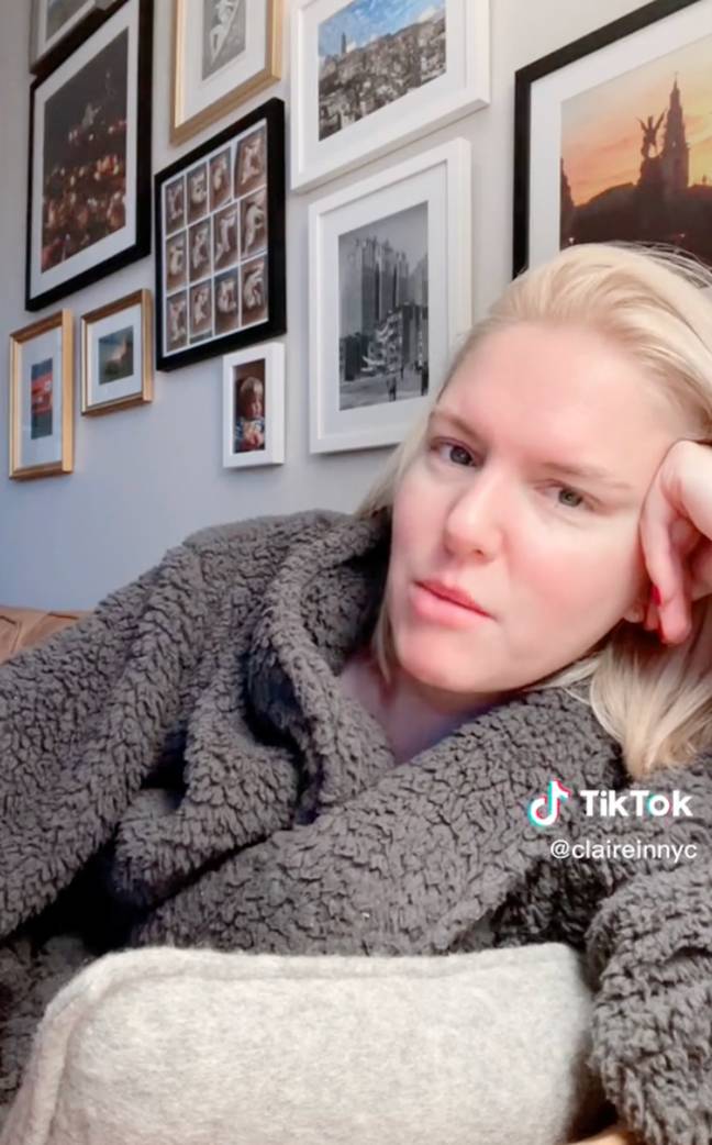 Claire has opened up about the things she will not compromise on now she's over 30. Credit: TikTok/@claireinnyc