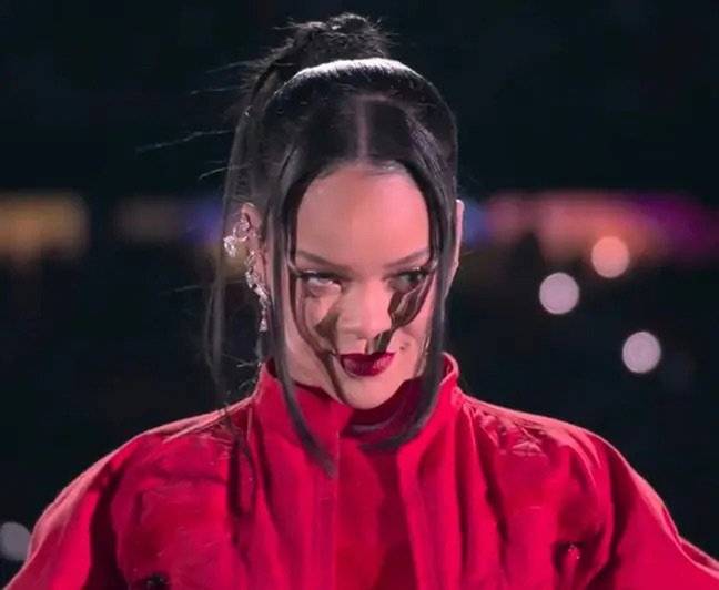 Some think Rihanna was lip syncing during her Super Bowl performance. Credit: ESPN