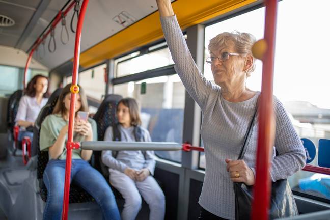 Some parents said they wouldn't give up their seat for an elderly passenger if they had a toddler with them. Credit: miljko/Getty Images