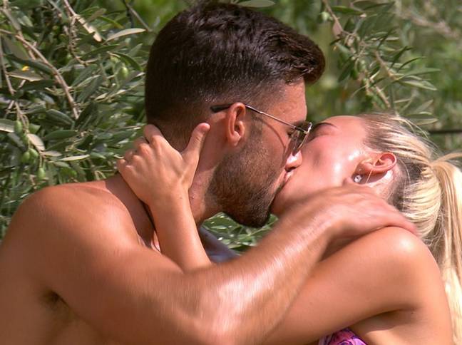 Lillie and Liam kissed during their time in Casa Amor (Credit: ITV)