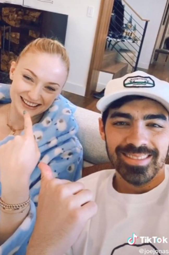 Fans of the Game of Thrones star have rubbished claims made about her by sources to the press. Credit: TikTok/@joejonas