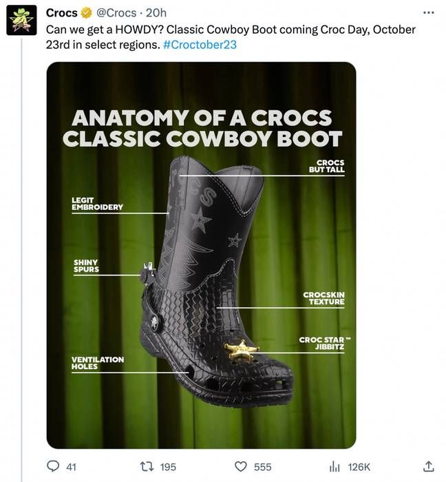 Will you be getting your hands on them? Credit: Crocs/X