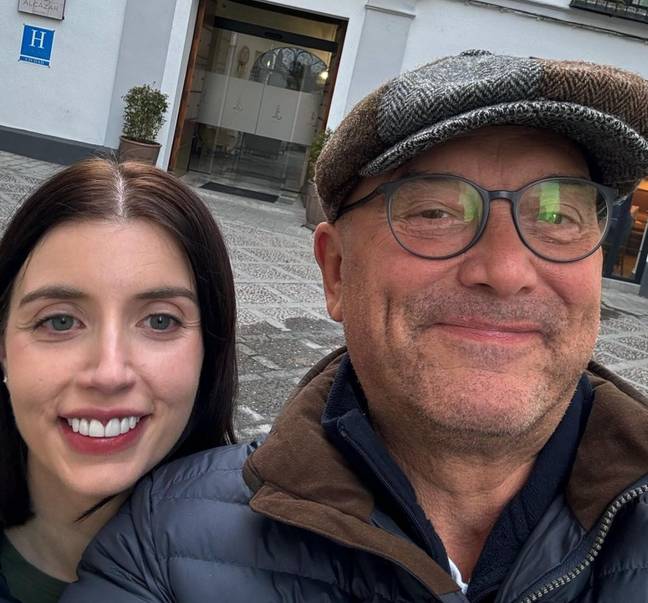 Gregg and his wife Anne-Marie Sterpini. Credit: Instagram/@greggawallace