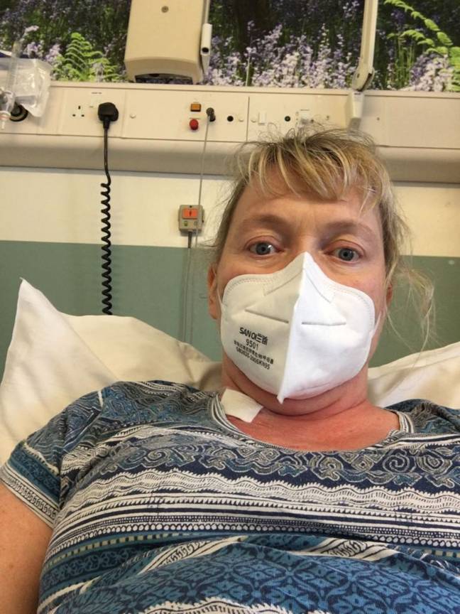 Rachael Prydderch, from Leicester was diagnosed with stage four cancer during the 2020 lockdown. Credit: Caters News Agency