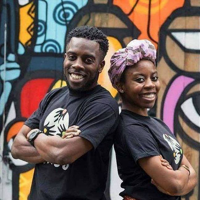 Brother-and-sister business owners Emeka and Ifeyinwa Frederik. Credit: Facebook