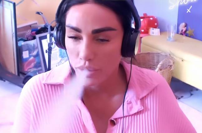 According to study, 40% of 18-year-olds have tried an e-cigarette. Credit: Instagram/@thekatiepriceshow