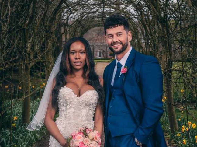 Whitney didn't even try to hide her unhappiness on her wedding day. Credit: E4 / Married At First Sight UK