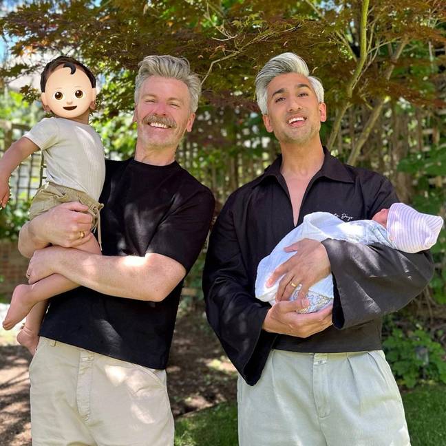 Tan and Rob France have become parents for the second time. Credit: Instagram/@tanfrance
