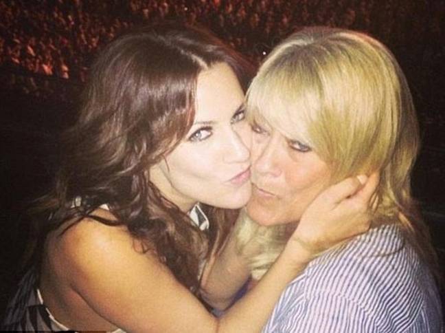 Caroline Flack and her mother Christine. Credit: Instagram