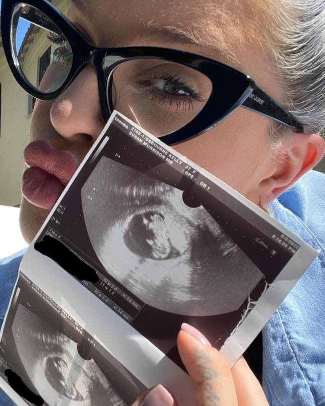 Kelly Osbourne had a baby boy back in November. Credit: Instagram/@kellyosbourne