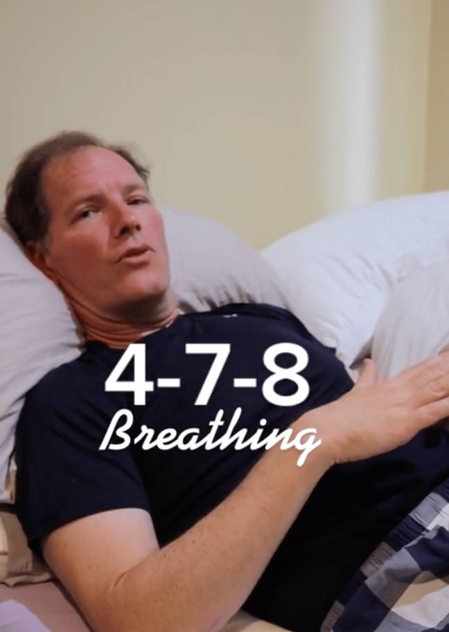 Dr Michael Breus swears by the 4-7-8 method. Credit: TikTok/@thesleepdoctor