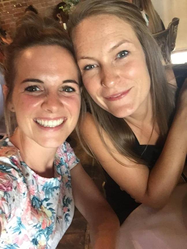 Emily Patrick and her partner, Kerry Osbourne, opened up about their reciprocal IVF journey. Credit: Supplied