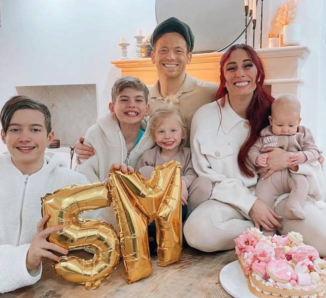 The family celebrated at Pickle Cottage. Credit: @staceysolomon/Instagram